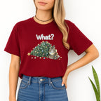 Merry & Furry Tees: “What?” Holiday Cat Lover Gift