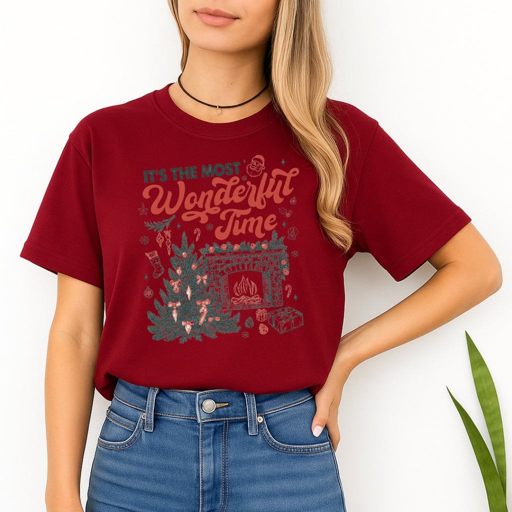 Holiday Shirt - It’s the Most Wonderful Time Christmas Graphic