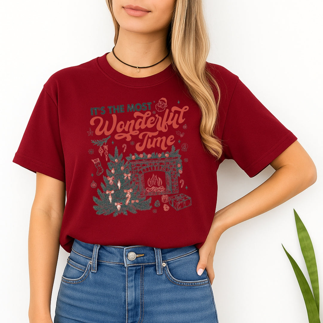Holiday Shirt - It’s the Most Wonderful Time Christmas Graphic
