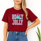 Holiday Shirt -Holly Jolly Gingham Christmas