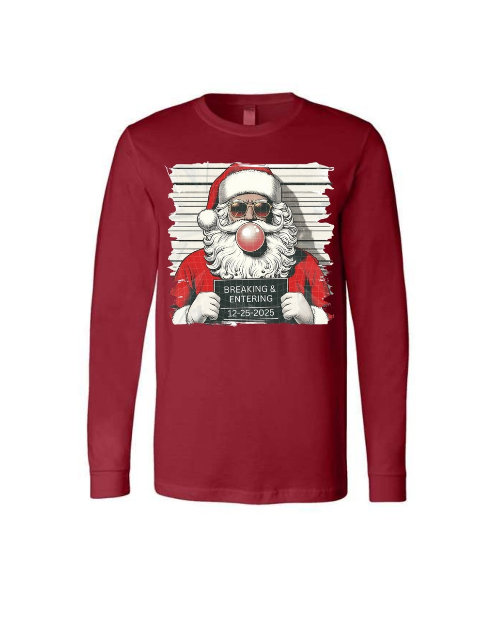 “Santa’s Christmas Mugshot Design”