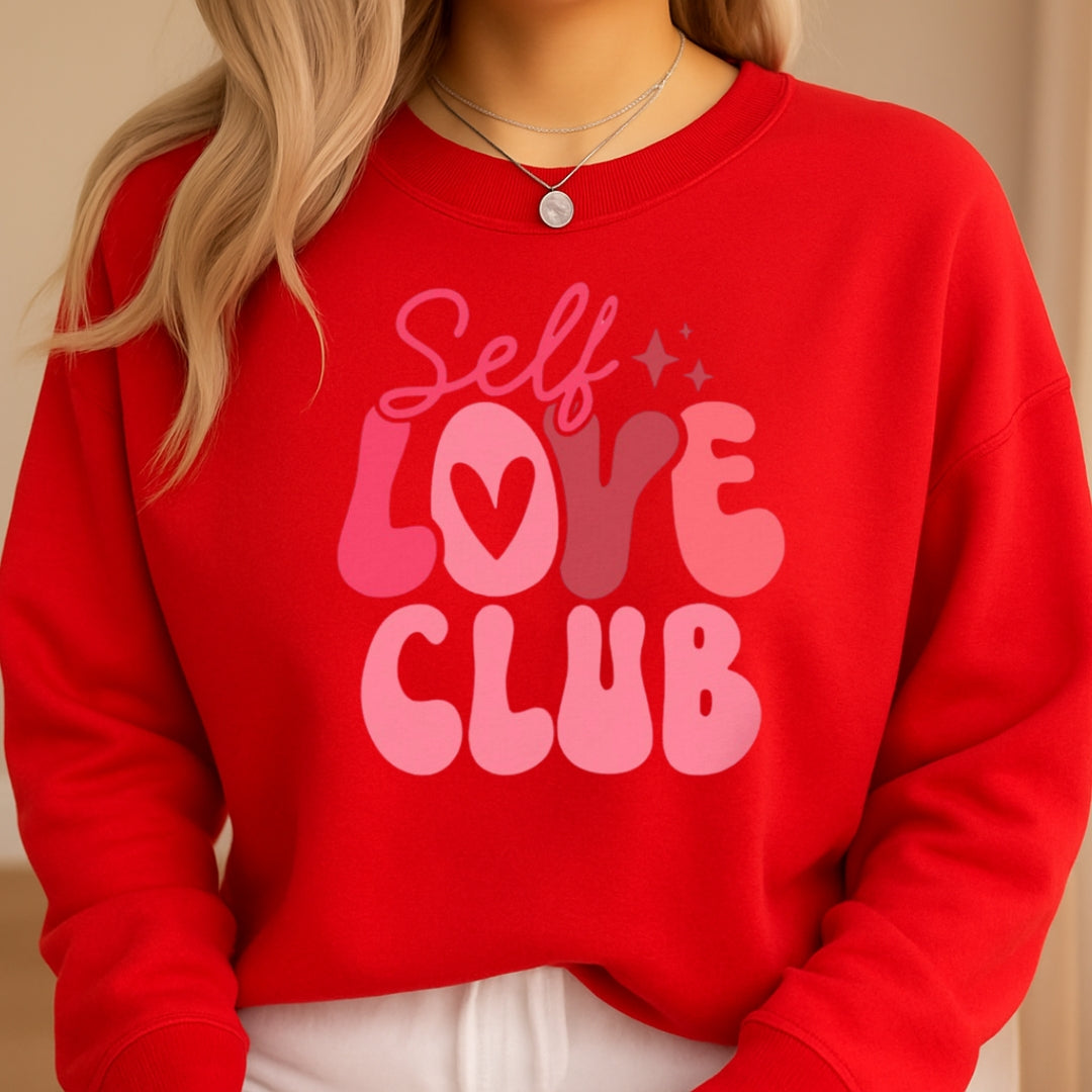 Self Love Club Sweatshirt & Tee – Valentine’s Day Self-Care Outfit