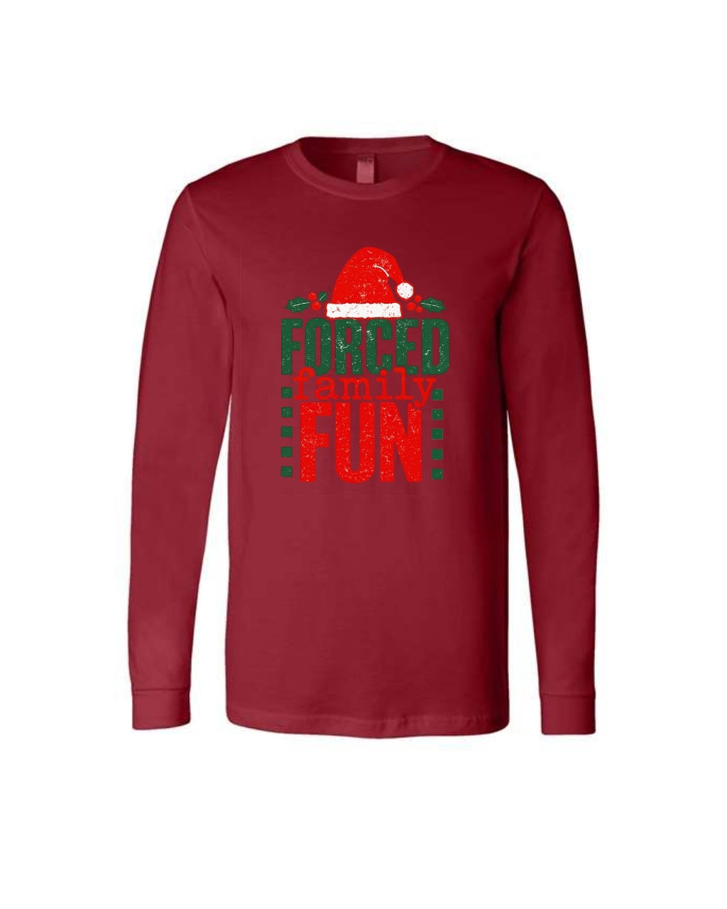 “Holiday Forced Family Fun Festive Humor Design”