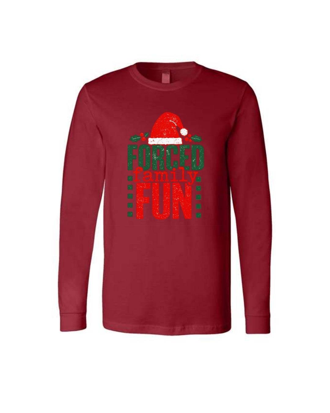 “Holiday Forced Family Fun Festive Humor Design”