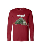 “What?” Holiday Cat Lover Gift