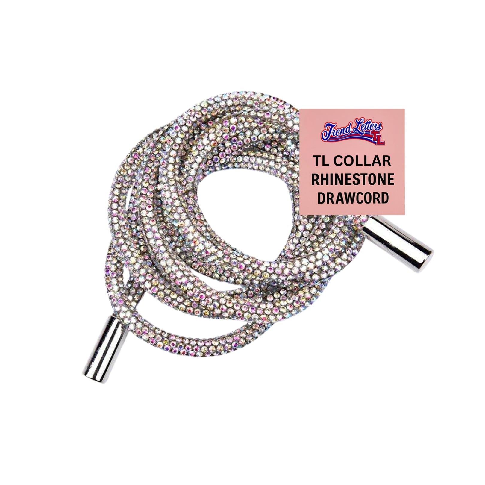 TL Collar Rhinestone Drawcord – Sparkle Replacement Hoodie String