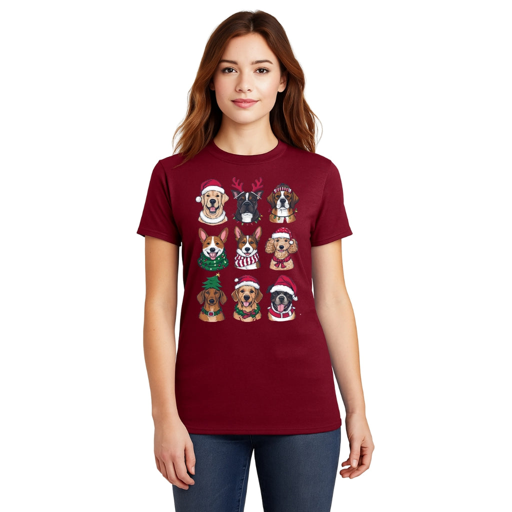 Merry & Furry Tees: Festive Christmas Dog Apparel – Cute Holiday Dog Lover Design