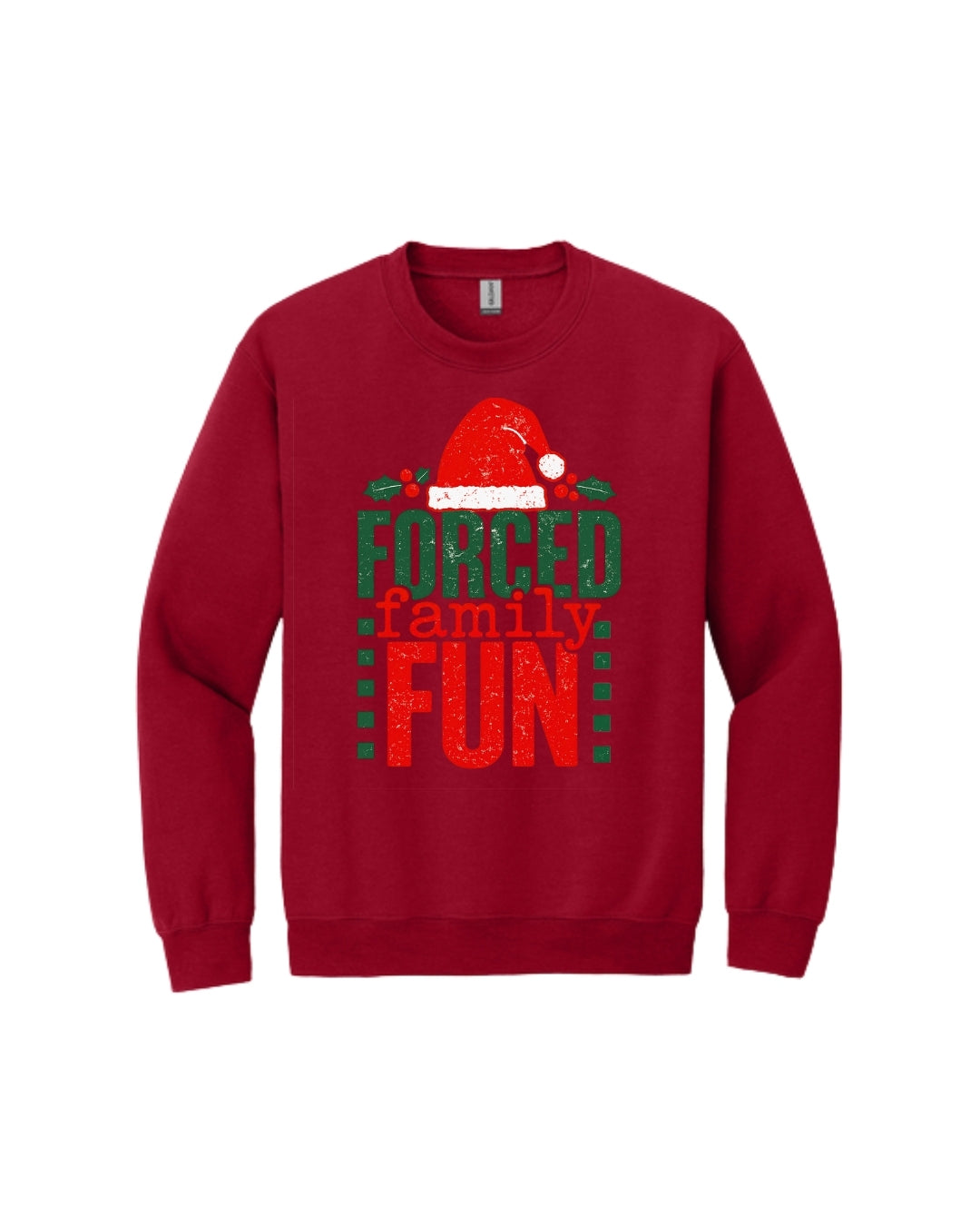“Holiday Forced Family Fun Festive Humor Design”