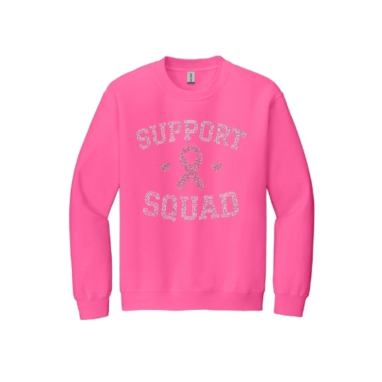 Rhinestone Support Squad Crew