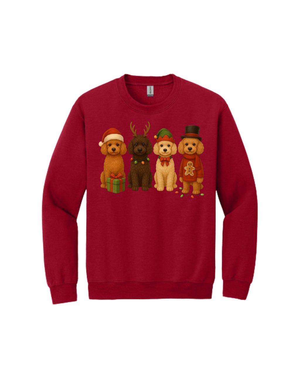 Christmas Poodle Dog Squad Design – Festive Holiday Dog Lover Gift