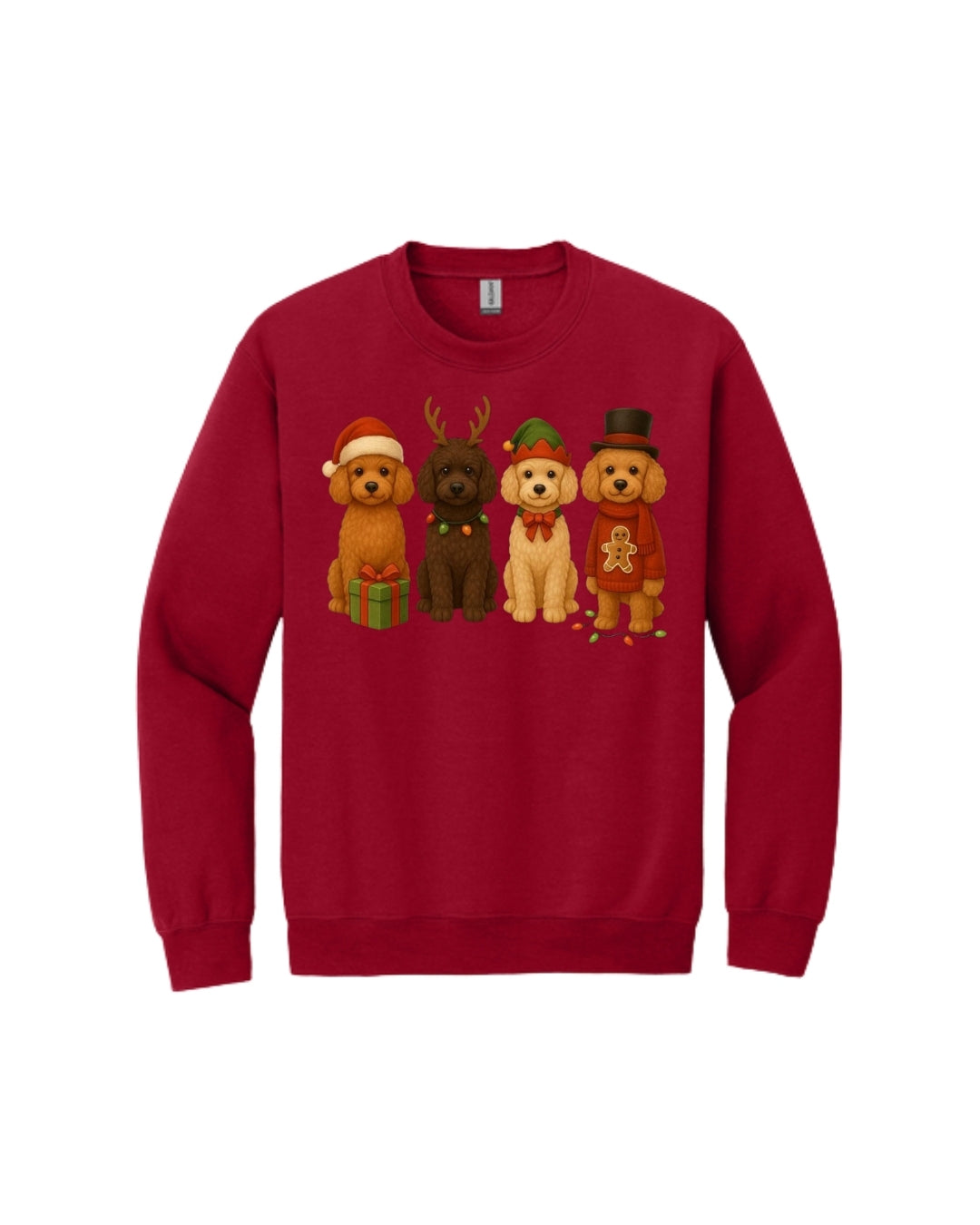 Christmas Poodle Dog Squad Design – Festive Holiday Dog Lover Gift
