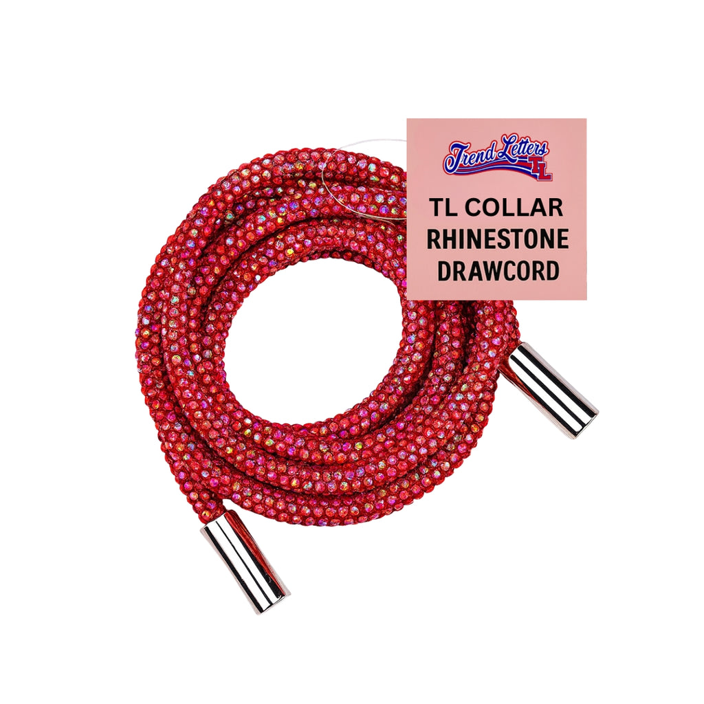 TL COllar Rhinestone Drawcords