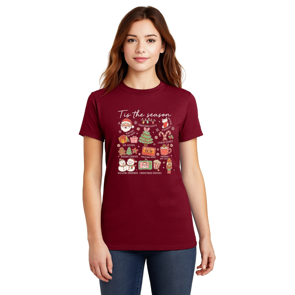 Holiday Shirt - ‘Tis the Season’ Christmas Icons