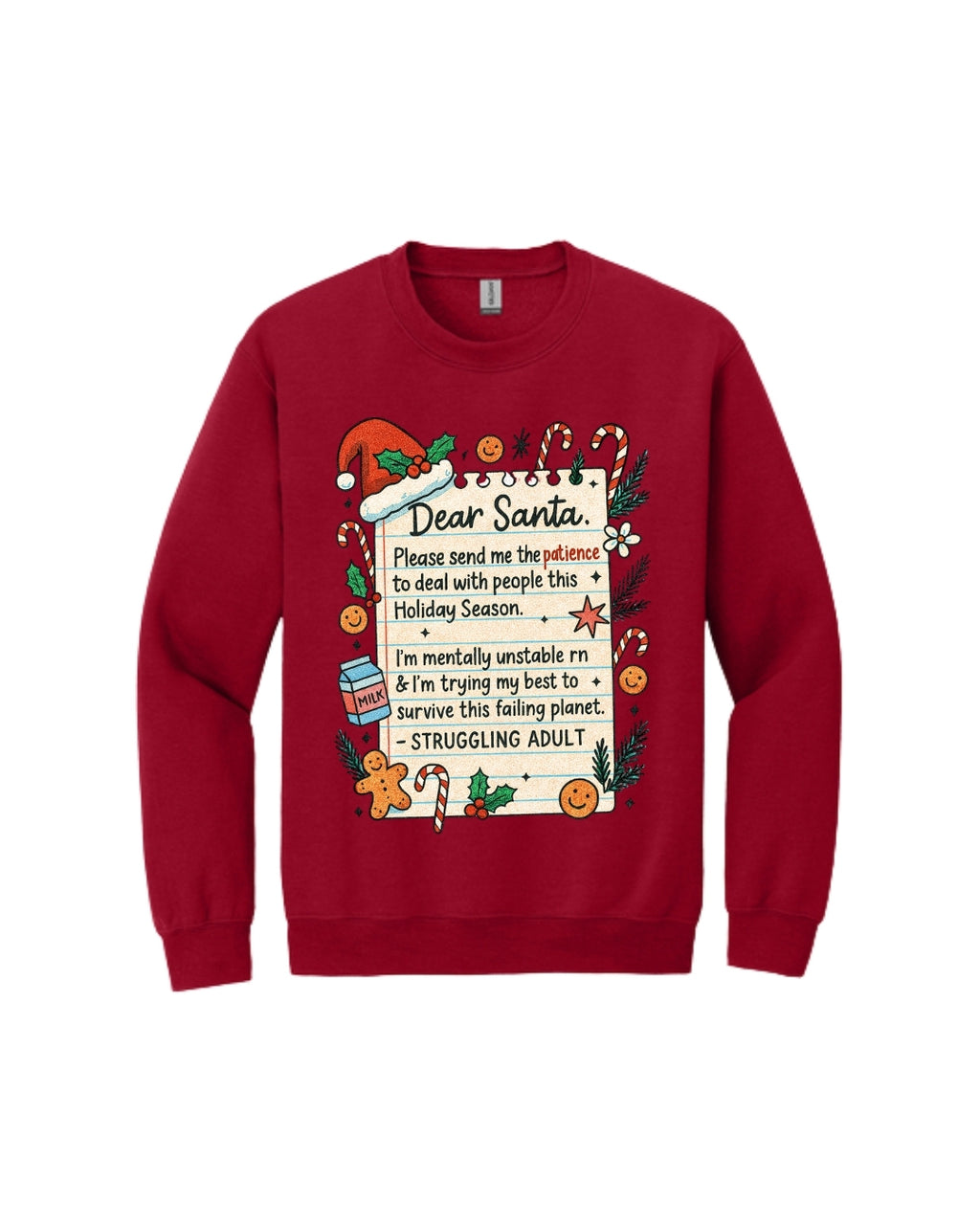 “Dear Santa: Struggling Adult Holiday Survival Design”