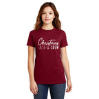 Minimalist Holiday Shirt - Christmas Crew