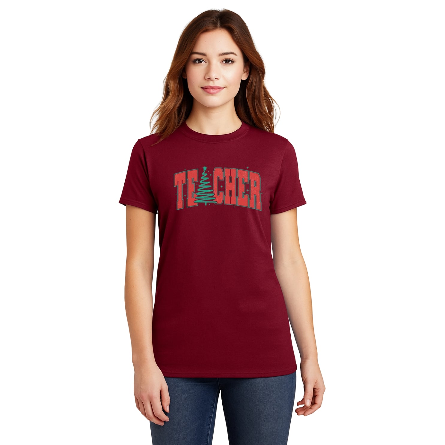 Holiday Shirt - Festive “Teacher” Christmas Apparel – Perfect Holiday Gift for Educators