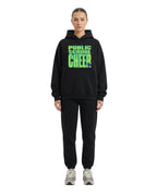 Wesley Padilla Hoodie + Jogger Set - Public Cheer (Neon Green Logo)
