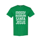 Minimalist Holiday Shirt - Dance Like Frosty, Shine Like Rudolph, Give Like Santa, Love Like Jesus