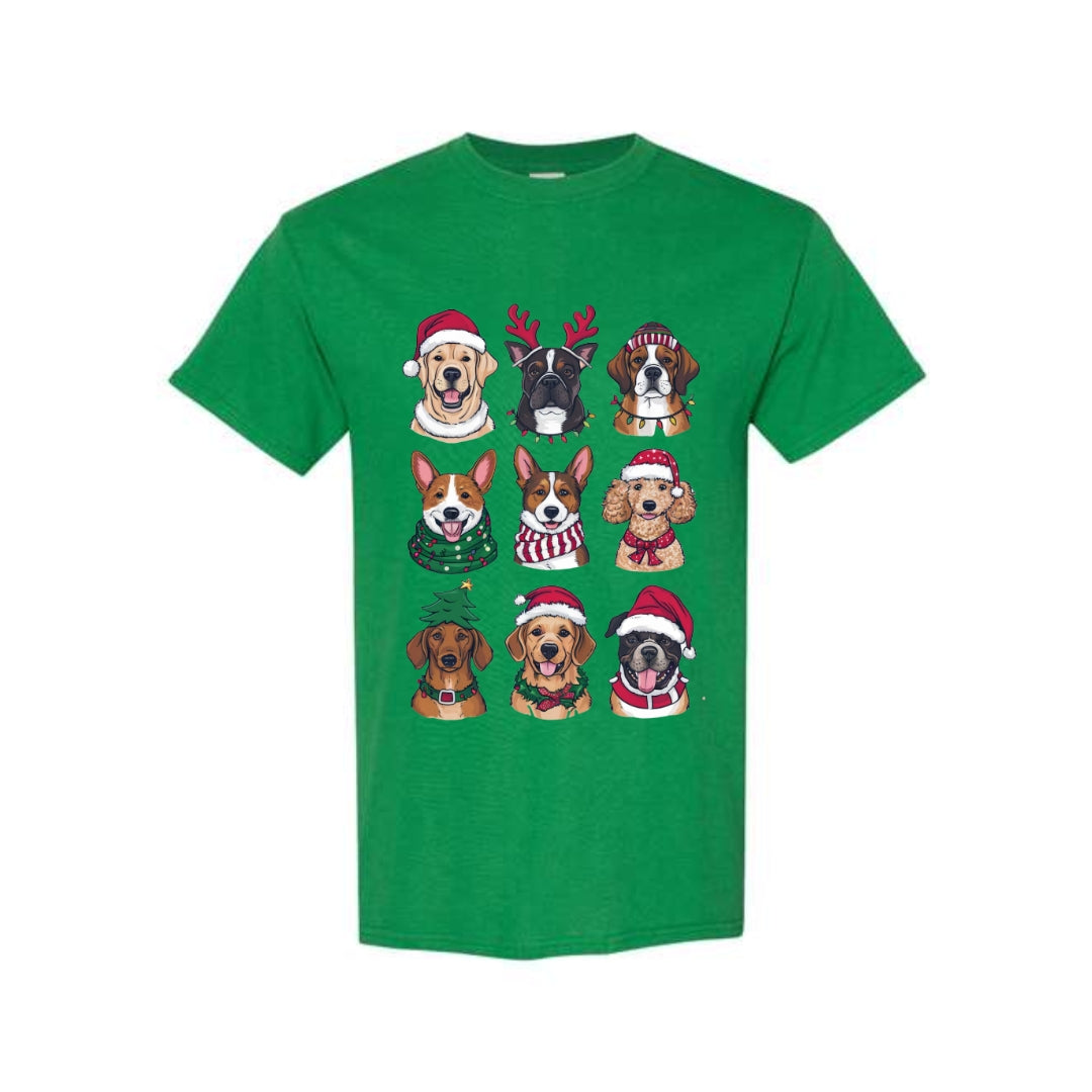 Merry & Furry Tees: Festive Christmas Dog Apparel – Cute Holiday Dog Lover Design
