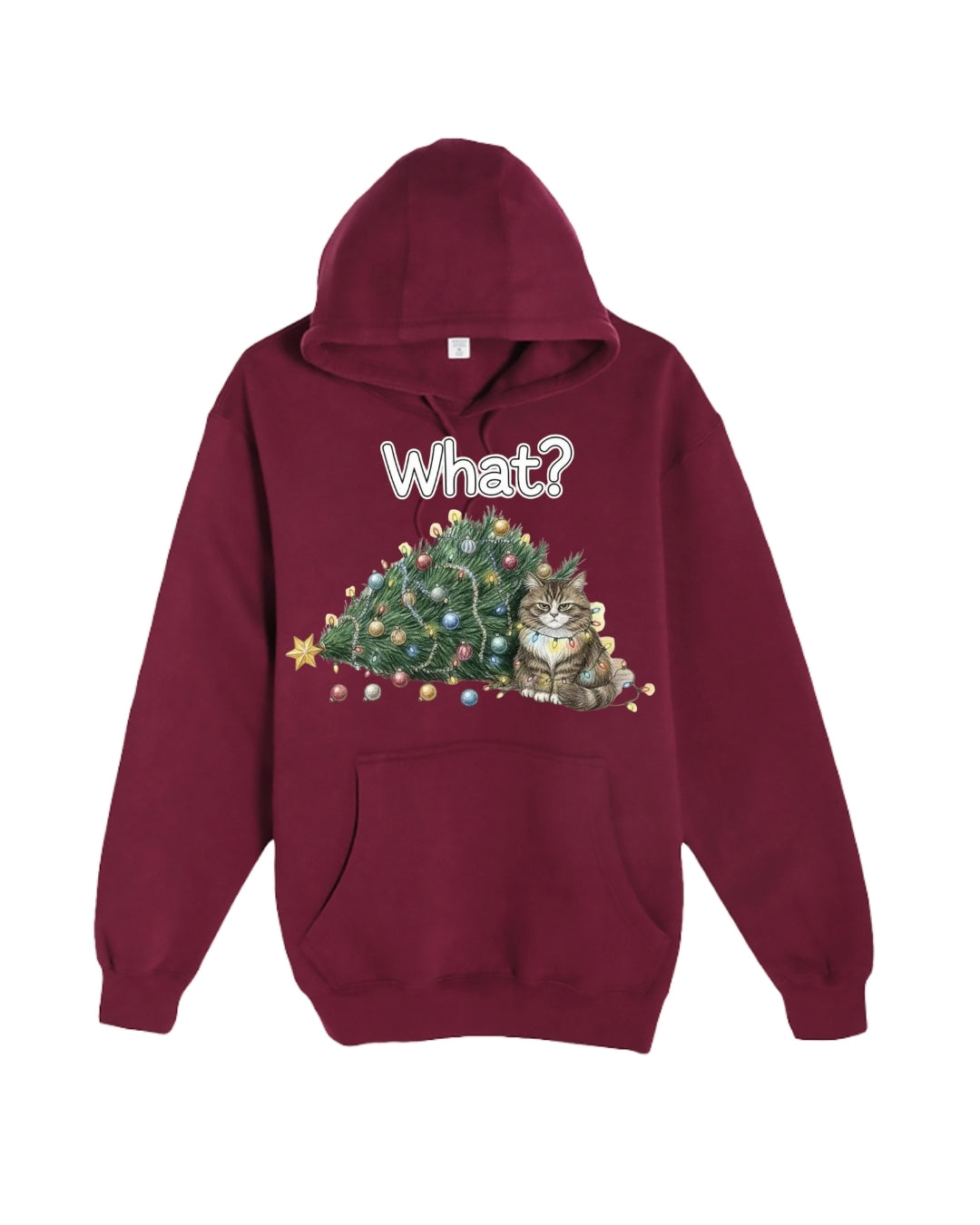 “What?” Holiday Cat Lover Gift
