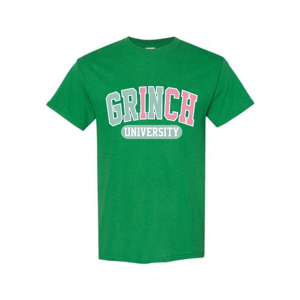 Holiday Shirt -Grinch University Graphic
