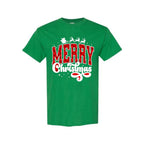 Holiday Shirt - Merry Christmas Buffalo Plaid Graphic