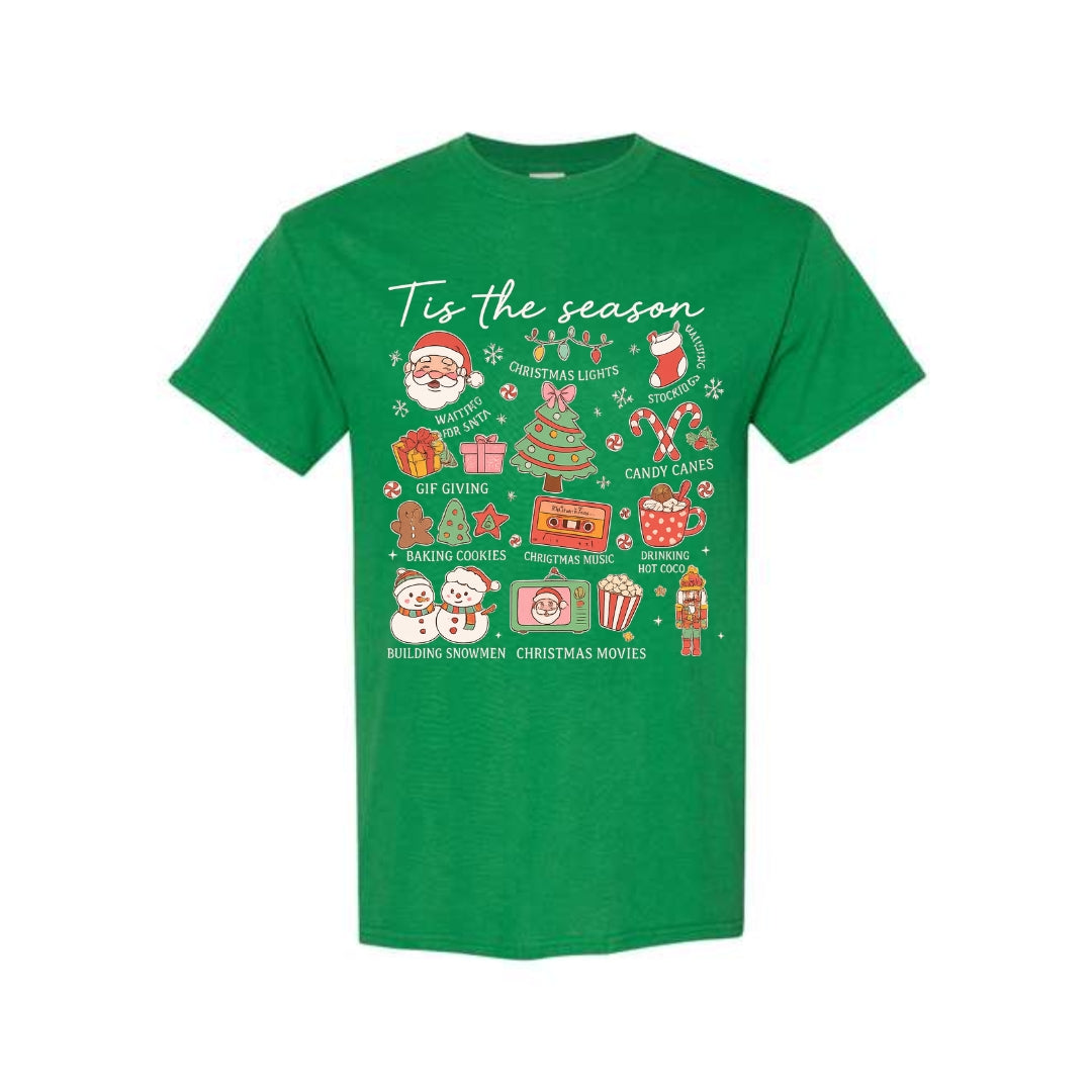 Holiday Shirt - ‘Tis the Season’ Christmas Icons