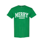 Minimalist Holiday Shirt - Merry Christmas Graphic Apparel