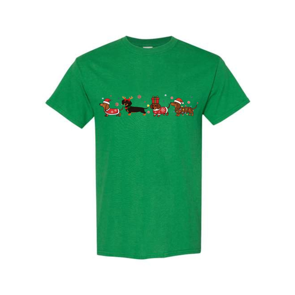 Merry & Furry Tees: Holiday Dachshund Christmas Apparel – Cute Wiener Dog Lover Gift