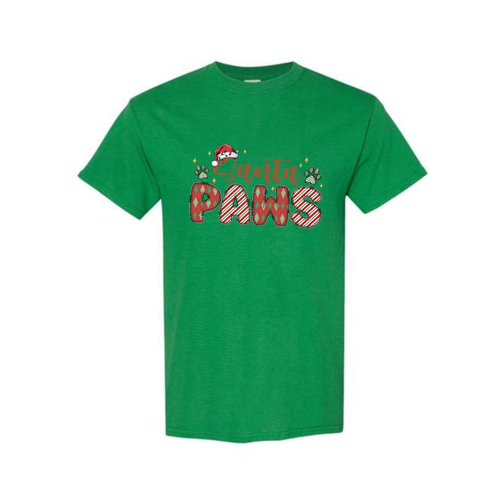 Merry & Furry Tees: Santa Paws Christmas Apparel – Cute Holiday Pet Lover Design