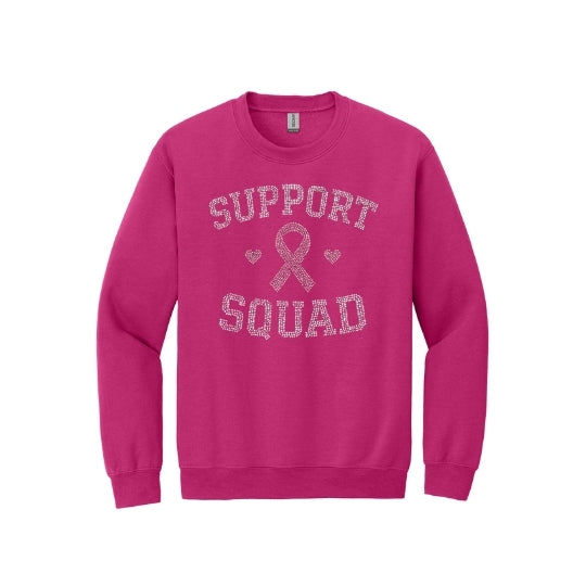 Rhinestone Support Squad Crew