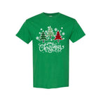 Holiday Shirt -Merry Christmas 3 Graphic Trees