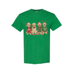 Merry & Furry Tees:Golden Retriever Christmas Dogs Design – Festive Holiday Dog Lover Gift