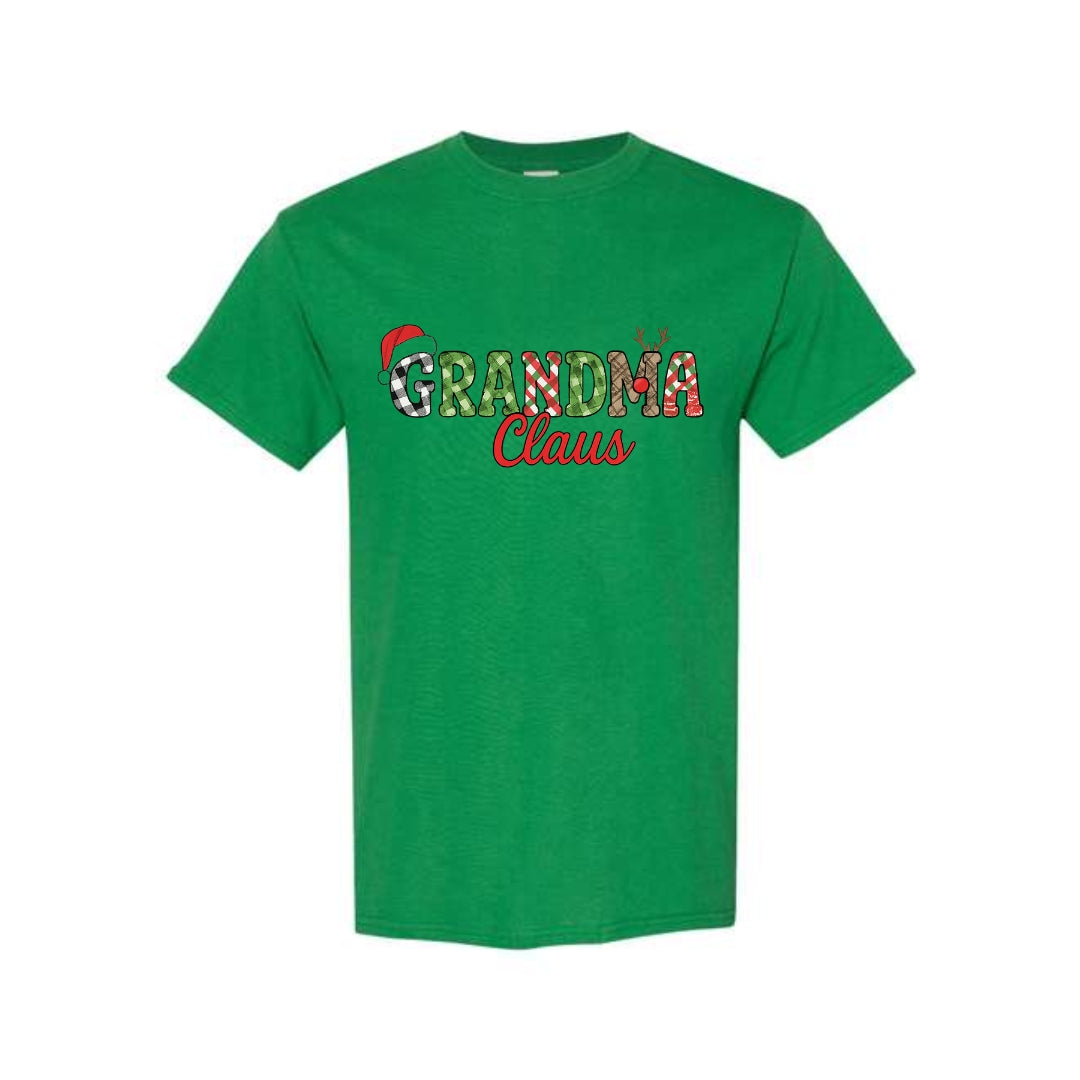 Holiday Shirt - Grandma Claus Christmas Apparel – Fun Holiday Outfit for Festive Grandmas