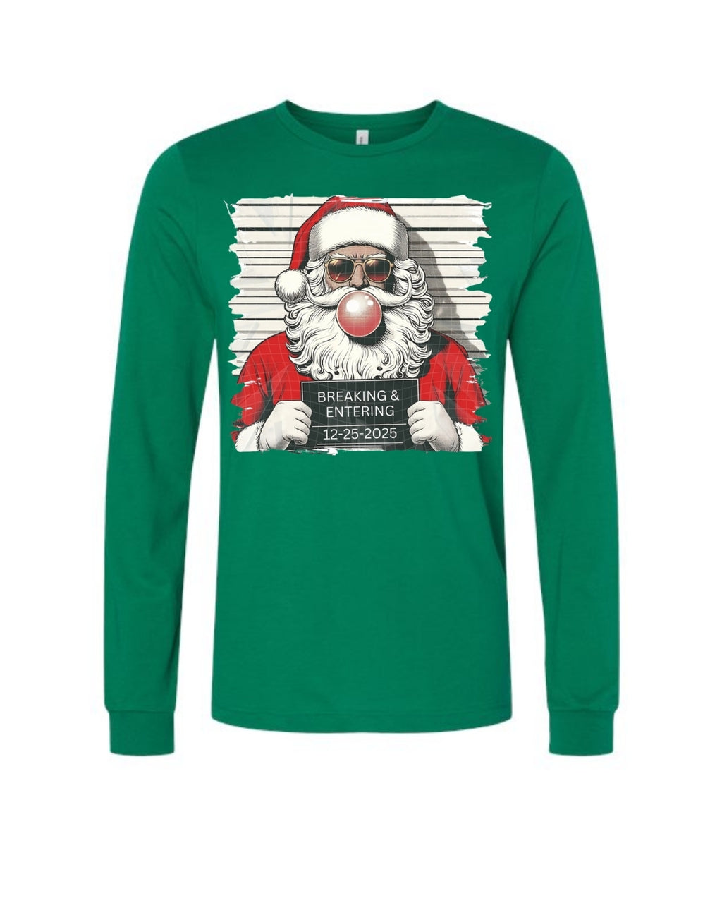 “Santa’s Christmas Mugshot Design”