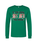 If You Know You Know Sweatshirt, Six Seven Meme Christmas