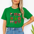 Merry & Furry Tees: Paw Print Christmas Apparel – Festive Dog Lover Holiday Gift