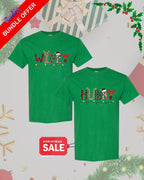 Holiday Shirt - Matching Couple Christmas Clothing – Hubby & Wifey Christmas Lights Design