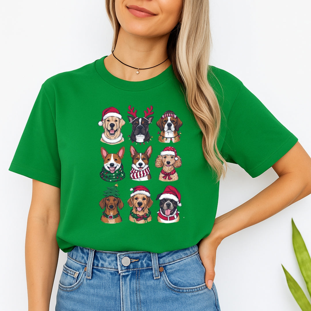 Merry & Furry Tees: Festive Christmas Dog Apparel – Cute Holiday Dog Lover Design