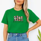 Merry & Furry Tees: Merry & Bright Border Collie Christmas Design – Festive Holiday Dog Lover Gift