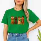 Merry & Furry Tees: Christmas Doodle Dog Squad Design – Festive Holiday Dog Lover Gift