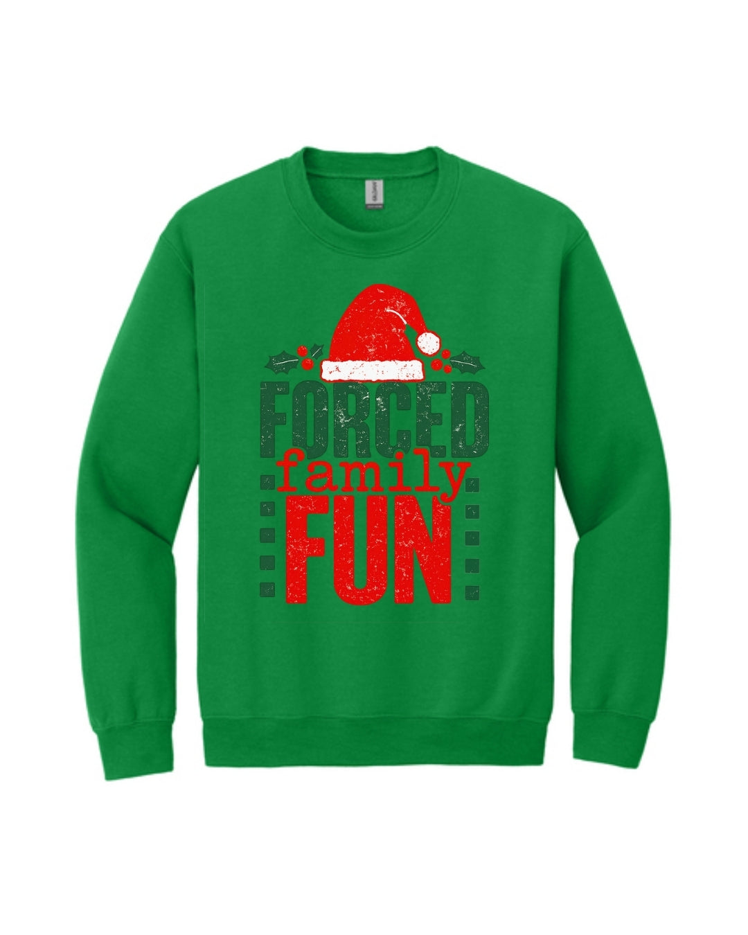 “Holiday Forced Family Fun Festive Humor Design”