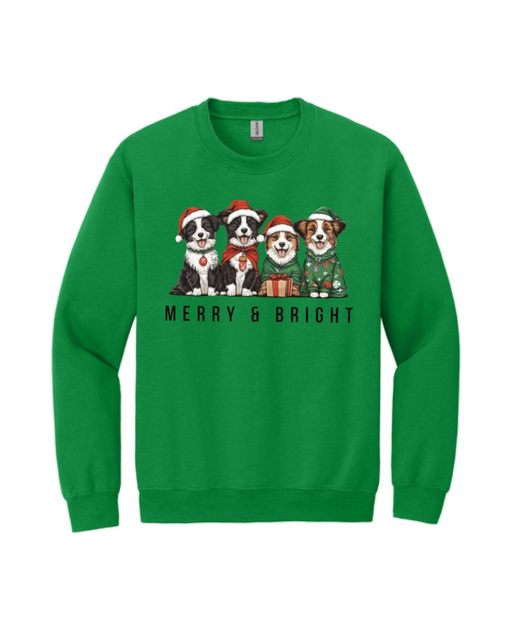 Merry & Bright Border Collie Christmas Design – Festive Holiday Dog Lover Gift
