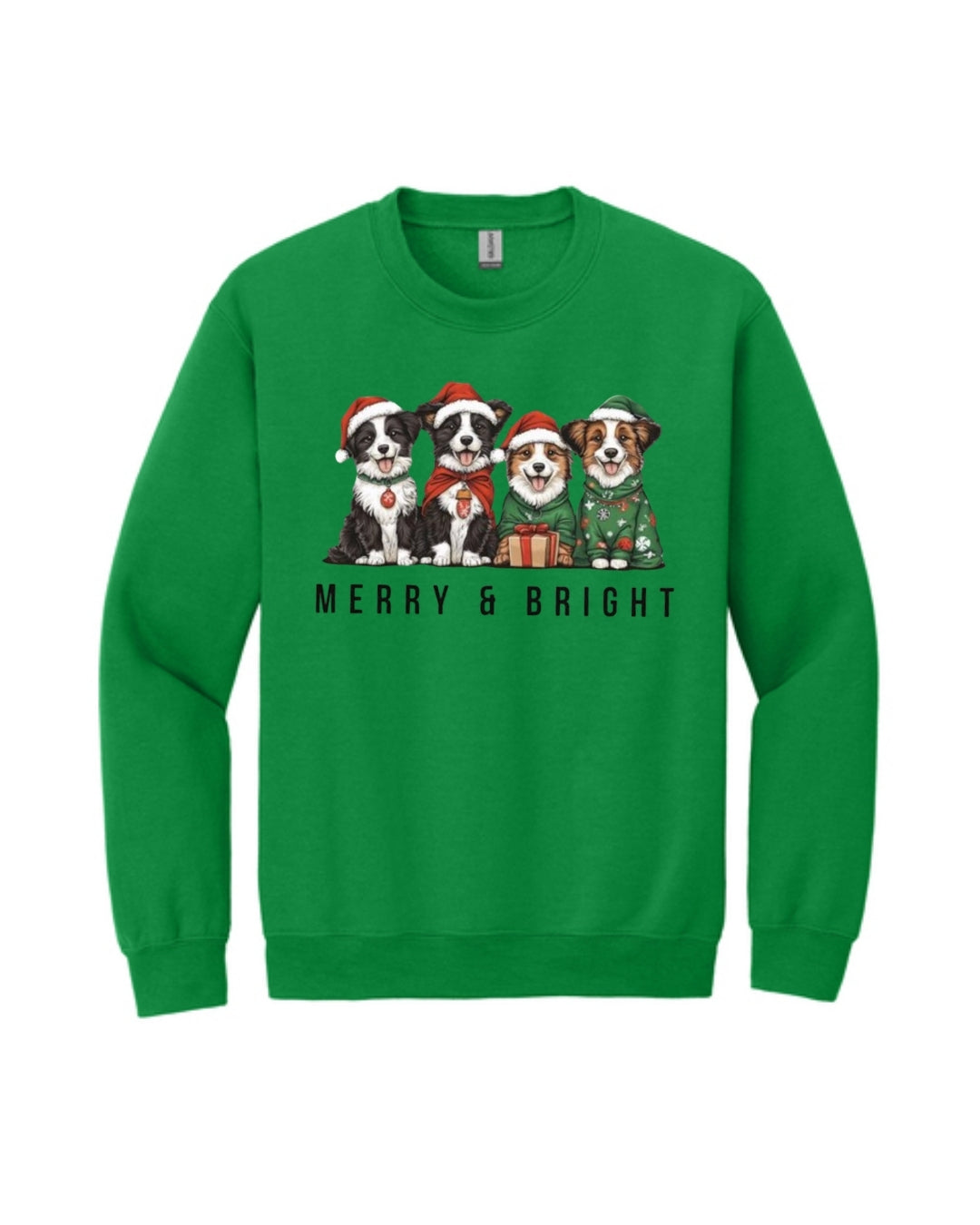 Merry & Bright Border Collie Christmas Design – Festive Holiday Dog Lover Gift