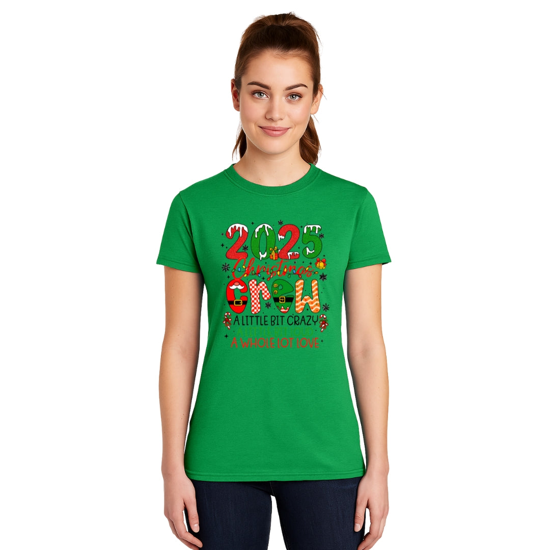 Holiday Shirt - “2025 Christmas Crew” Holiday Design