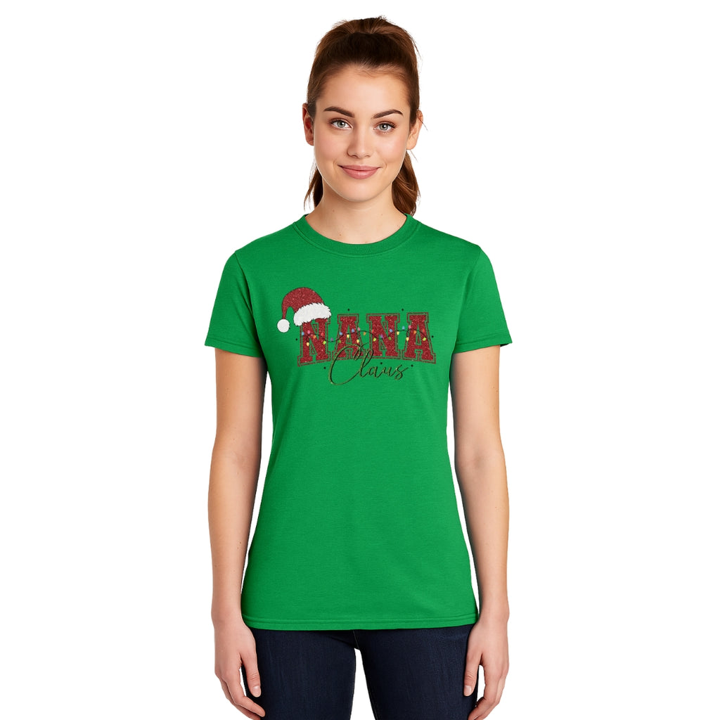 Holiday Shirt - Nana Claus Christmas Apparel – Festive Holiday Outfit for Proud Nanas