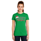 Holiday Shirt - “Merry Christmas” Leopard Santa Design