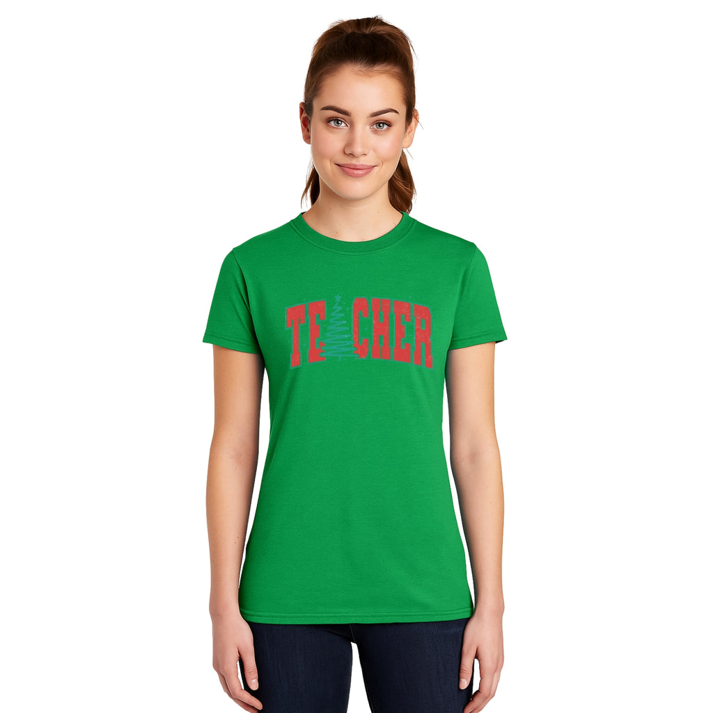 Holiday Shirt - Festive “Teacher” Christmas Apparel – Perfect Holiday Gift for Educators