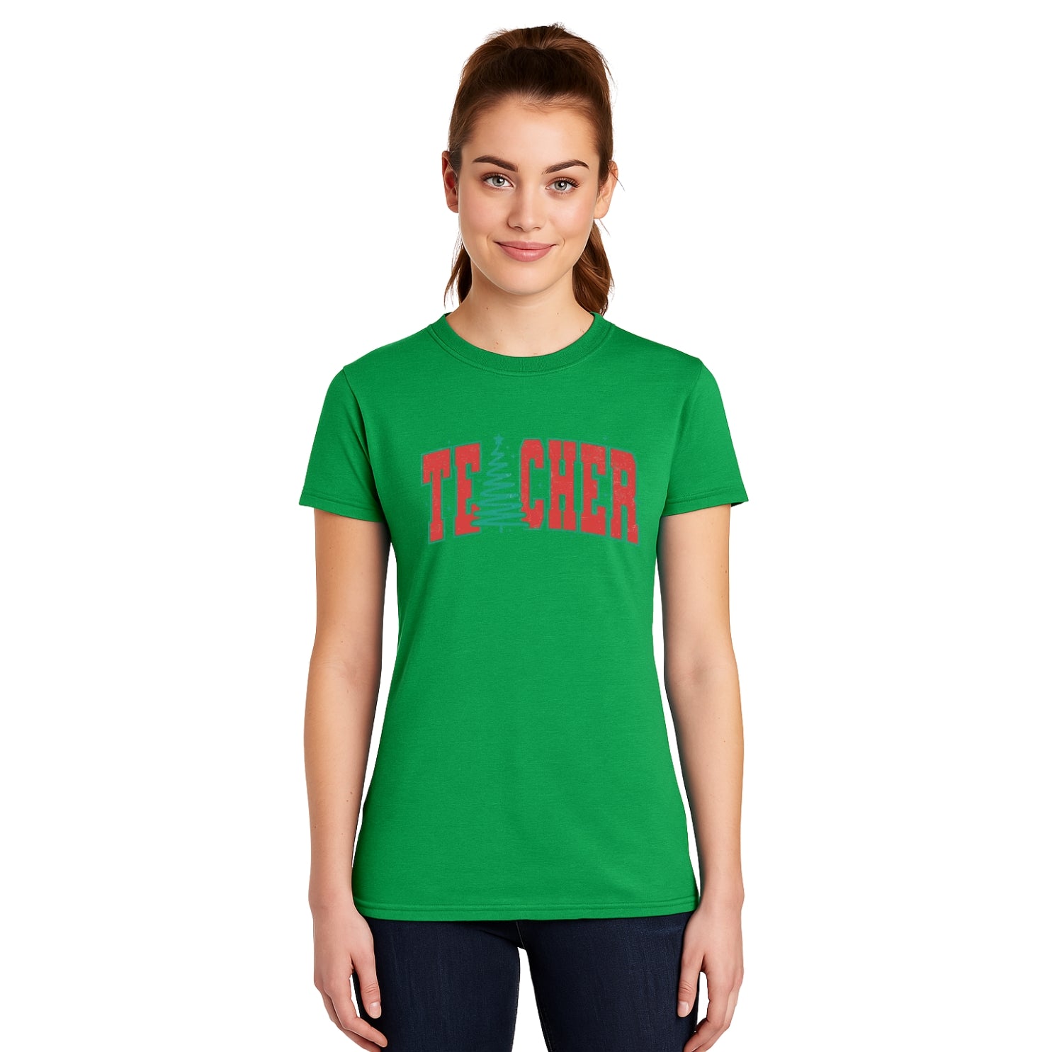 Holiday Shirt - Festive “Teacher” Christmas Apparel – Perfect Holiday Gift for Educators