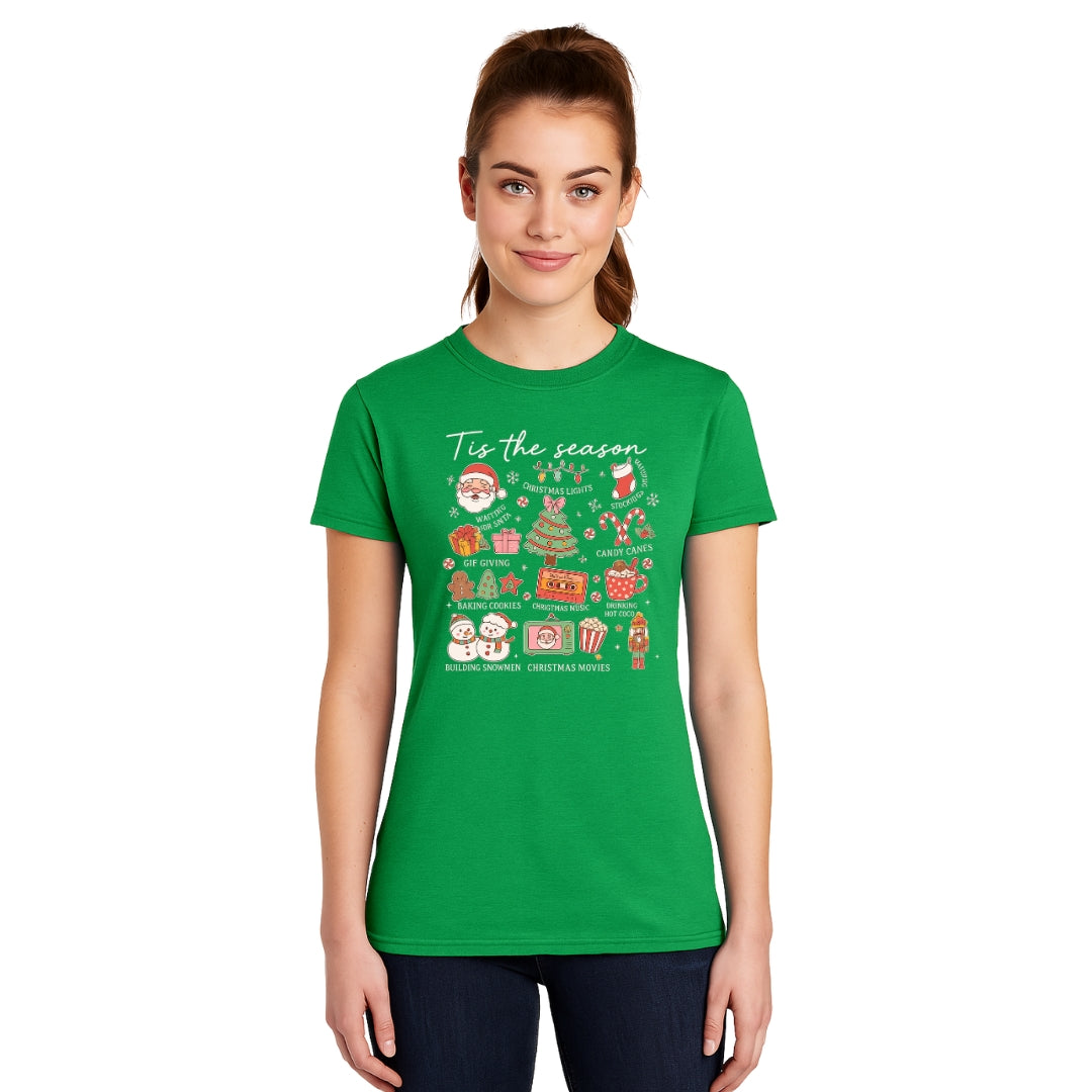 Holiday Shirt - ‘Tis the Season’ Christmas Icons
